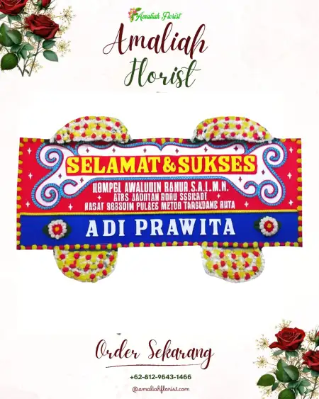 Papan Bunga Ucapan Selamat Ciklapa
